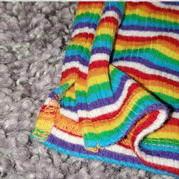 Forever 21 Rainbow Crop Top - Picture 4 of 8